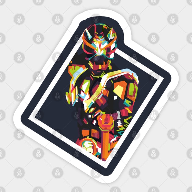 Kamen Rider Hibiki Sticker by desilutfiaa